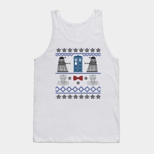 Doctor Who Ugly Sweater Season Tank Top